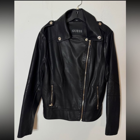 guess faux leather jacket - Picture 2 of 3